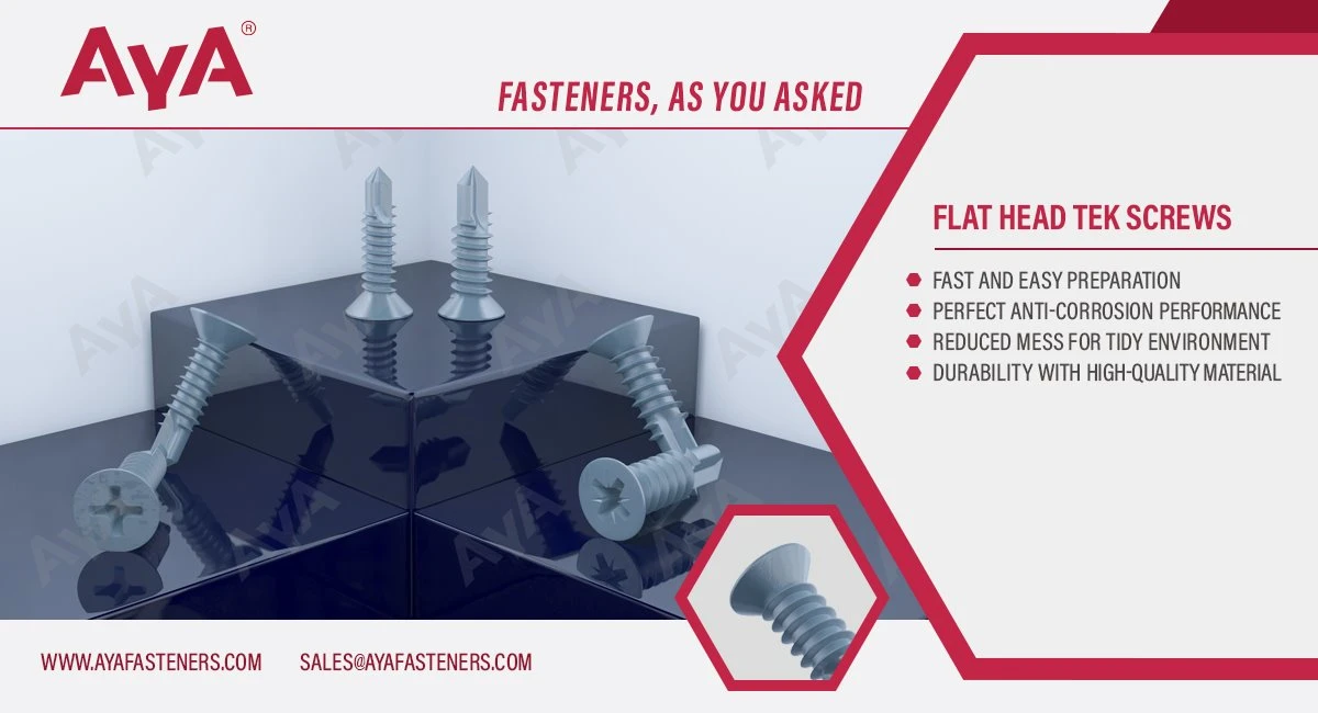 Flat Head Tek Screws-advantages