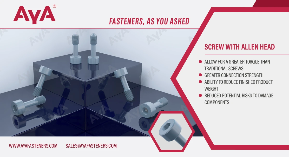 Screw With Allen Head advantage